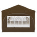 Pop-up partytent 575 x 288 x 245 cm Taupe Oxford Stof