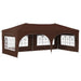 Pop-up partytent 575 x 288 x 245 cm Bruin Oxford Stof