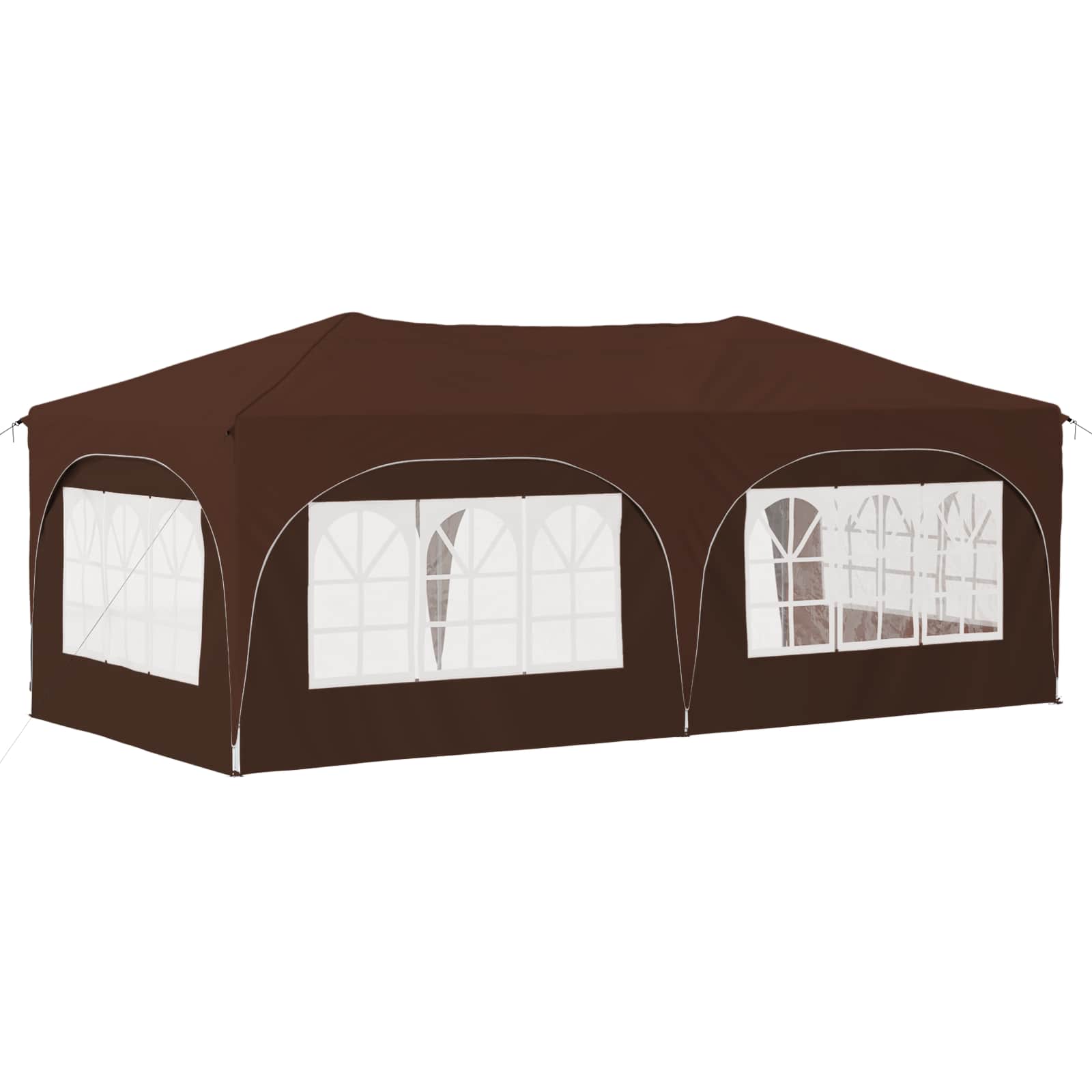 Pop-up partytent 575 x 288 x 245 cm Bruin Oxford Stof