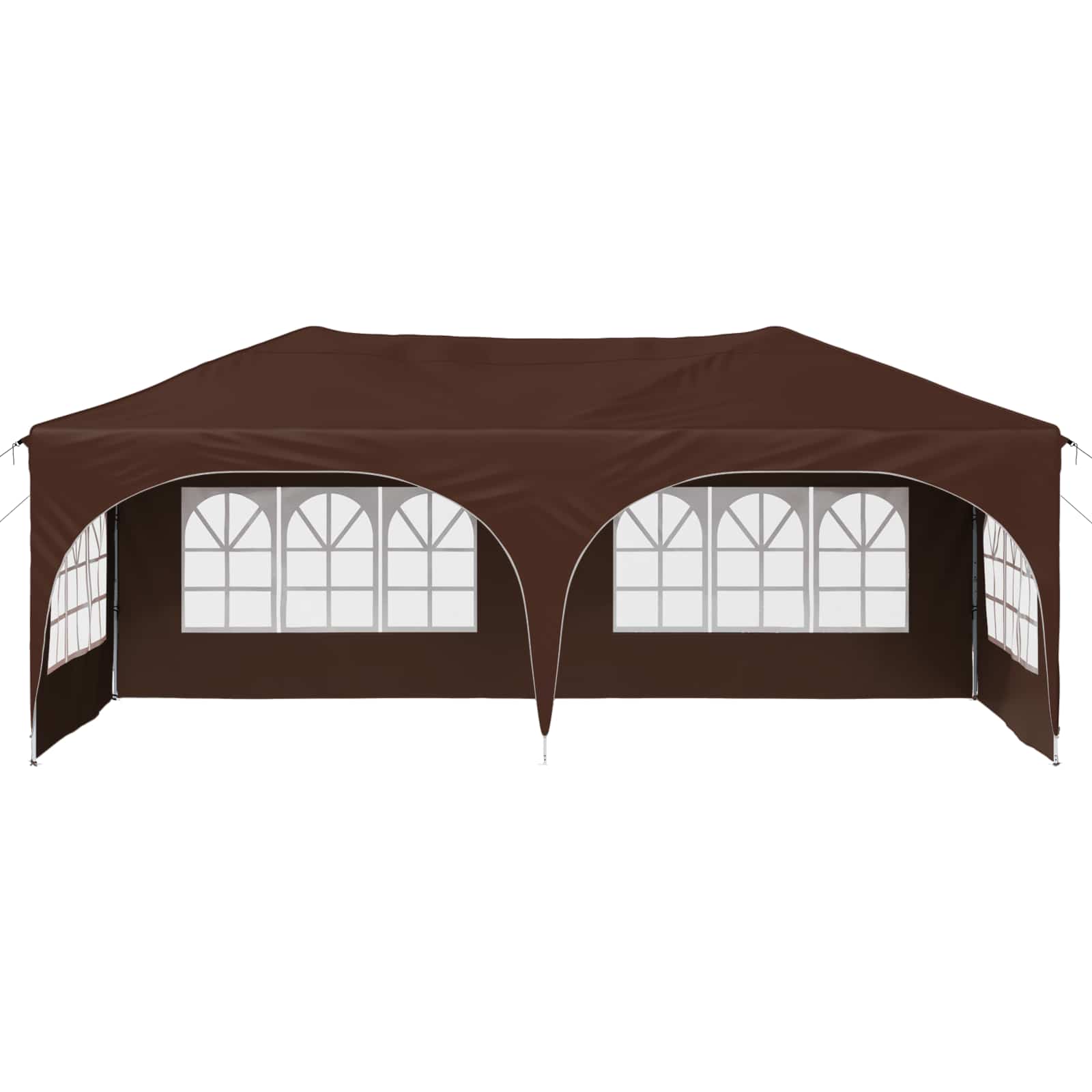 Pop-up partytent 575 x 288 x 245 cm Bruin Oxford Stof