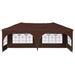Pop-up partytent 575 x 288 x 245 cm Bruin Oxford Stof