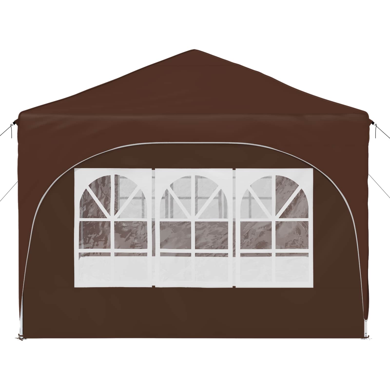 Pop-up partytent 575 x 288 x 245 cm Bruin Oxford Stof