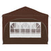 Pop-up partytent 575 x 288 x 245 cm Bruin Oxford Stof