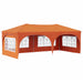 Pop-up partytent 575 x 288 x 245 cm Oranje Oxford Stof
