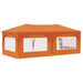 Pop-up partytent 575 x 288 x 245 cm Oranje Oxford Stof