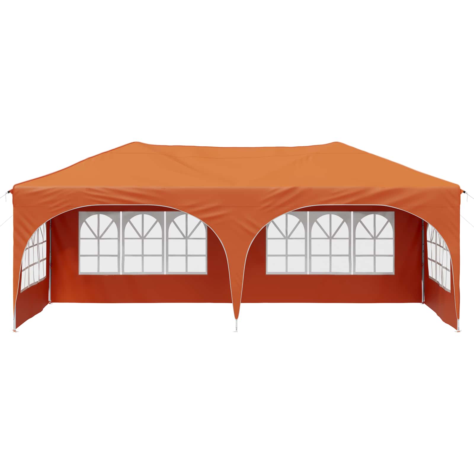 Pop-up partytent 575 x 288 x 245 cm Oranje Oxford Stof
