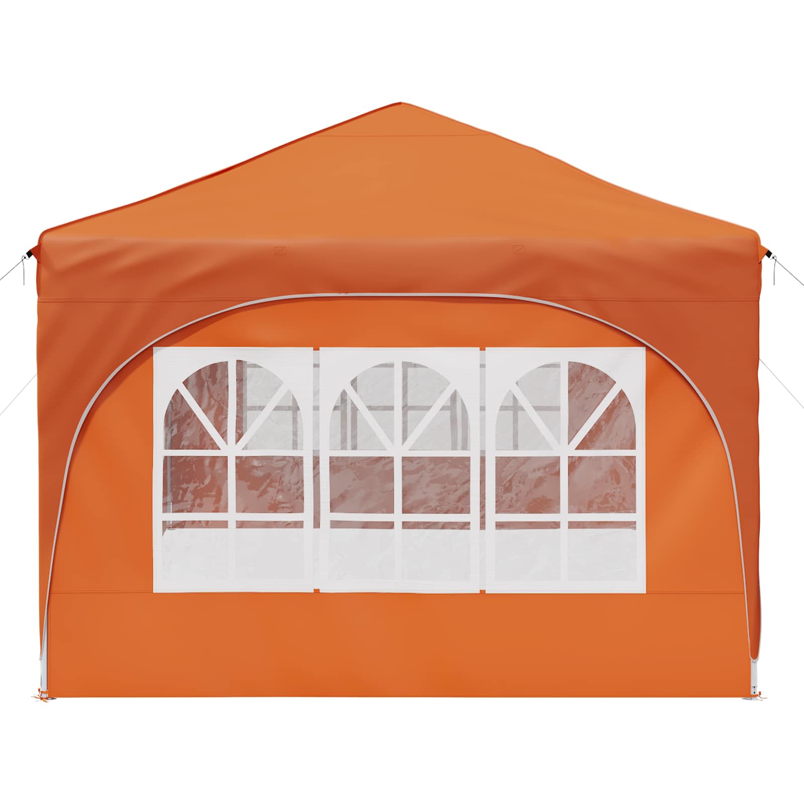 Pop-up partytent 575 x 288 x 245 cm Oranje Oxford Stof