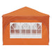 Pop-up partytent 575 x 288 x 245 cm Oranje Oxford Stof