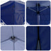 Pop-up partytent 575 x 288 x 245 cm Blauw Oxford Stof