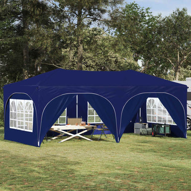 Pop-up partytent 575 x 288 x 245 cm Blauw Oxford Stof