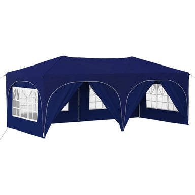 Pop-up partytent 575 x 288 x 245 cm Blauw Oxford Stof