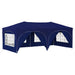 Pop-up partytent 575 x 288 x 245 cm Blauw Oxford Stof