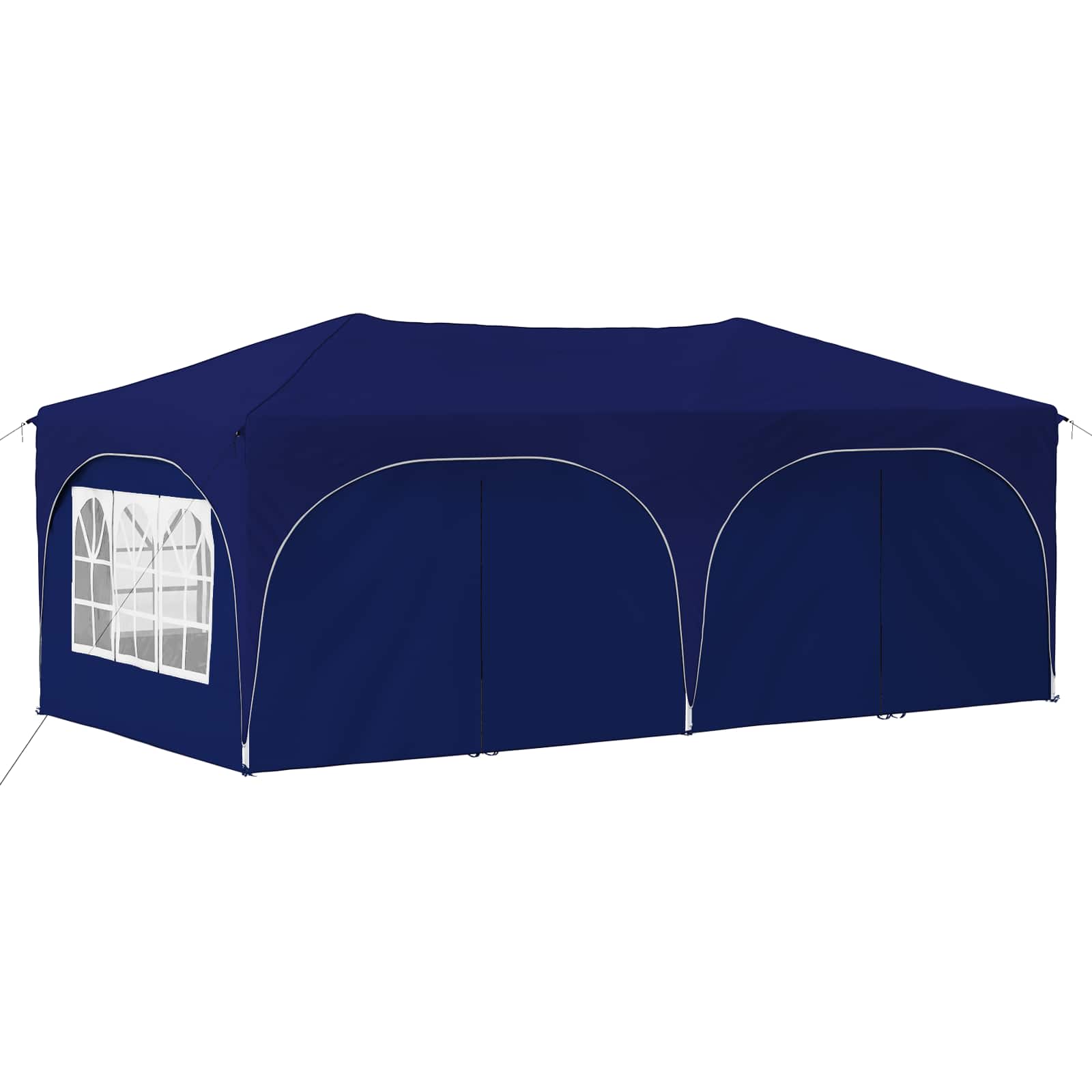 Pop-up partytent 575 x 288 x 245 cm Blauw Oxford Stof