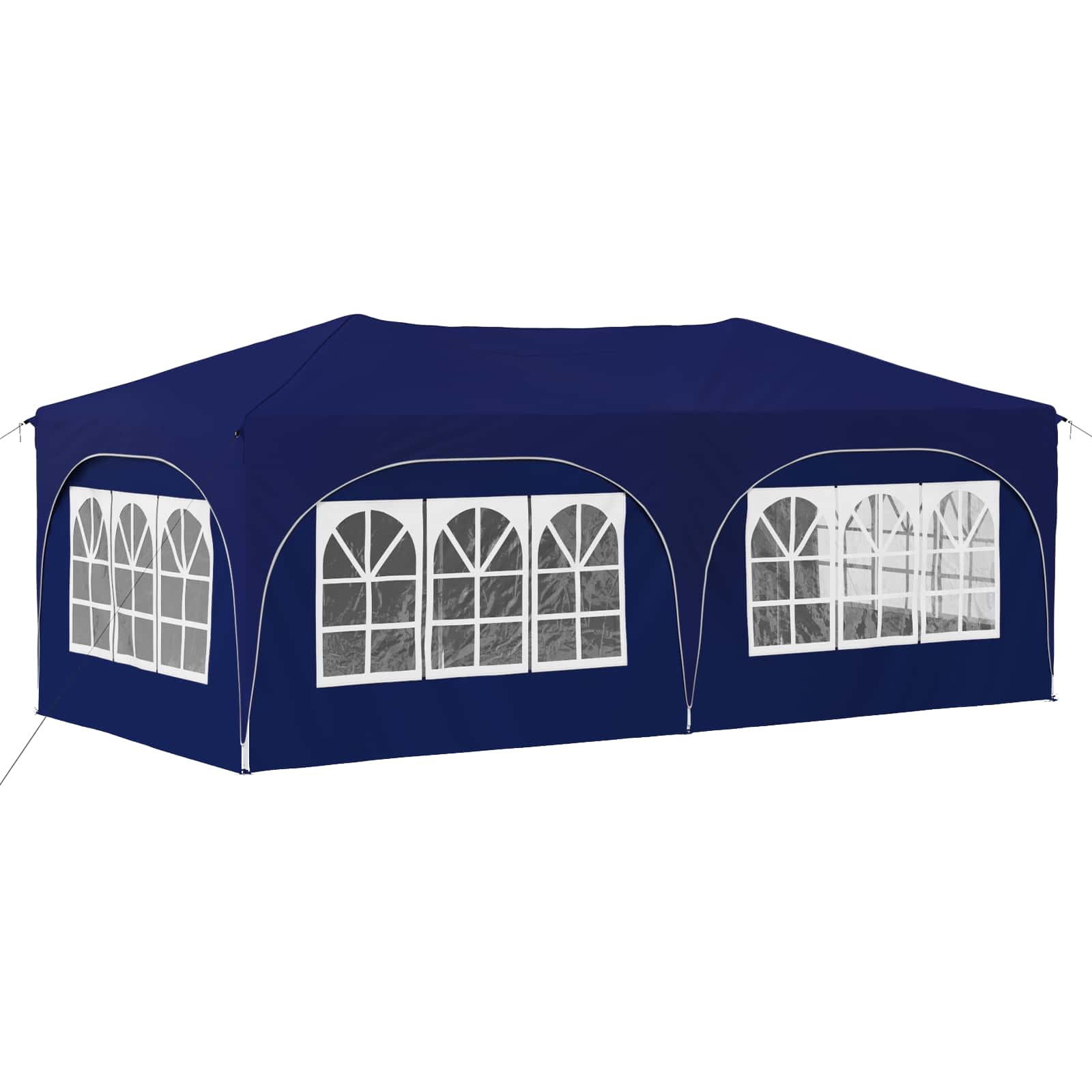 Pop-up partytent 575 x 288 x 245 cm Blauw Oxford Stof