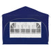 Pop-up partytent 575 x 288 x 245 cm Blauw Oxford Stof