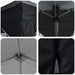 Pop-up partytent 575 x 288 x 245 cm Antracietkleurig