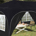 Pop-up partytent 575 x 288 x 245 cm Antracietkleurig