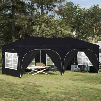 Pop-up partytent 575 x 288 x 245 cm Antracietkleurig