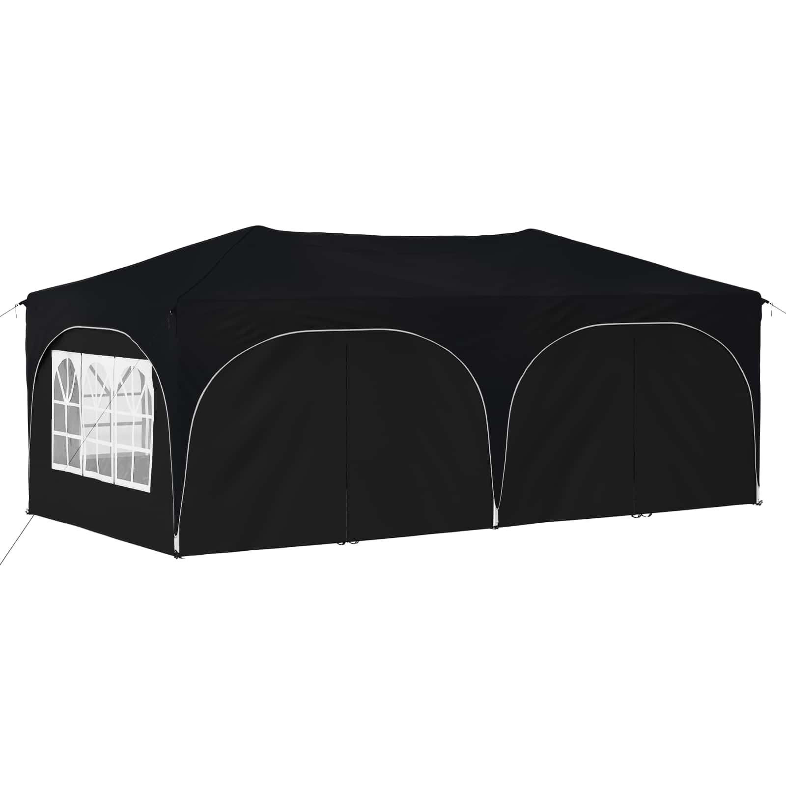 Pop-up partytent 575 x 288 x 245 cm Antracietkleurig