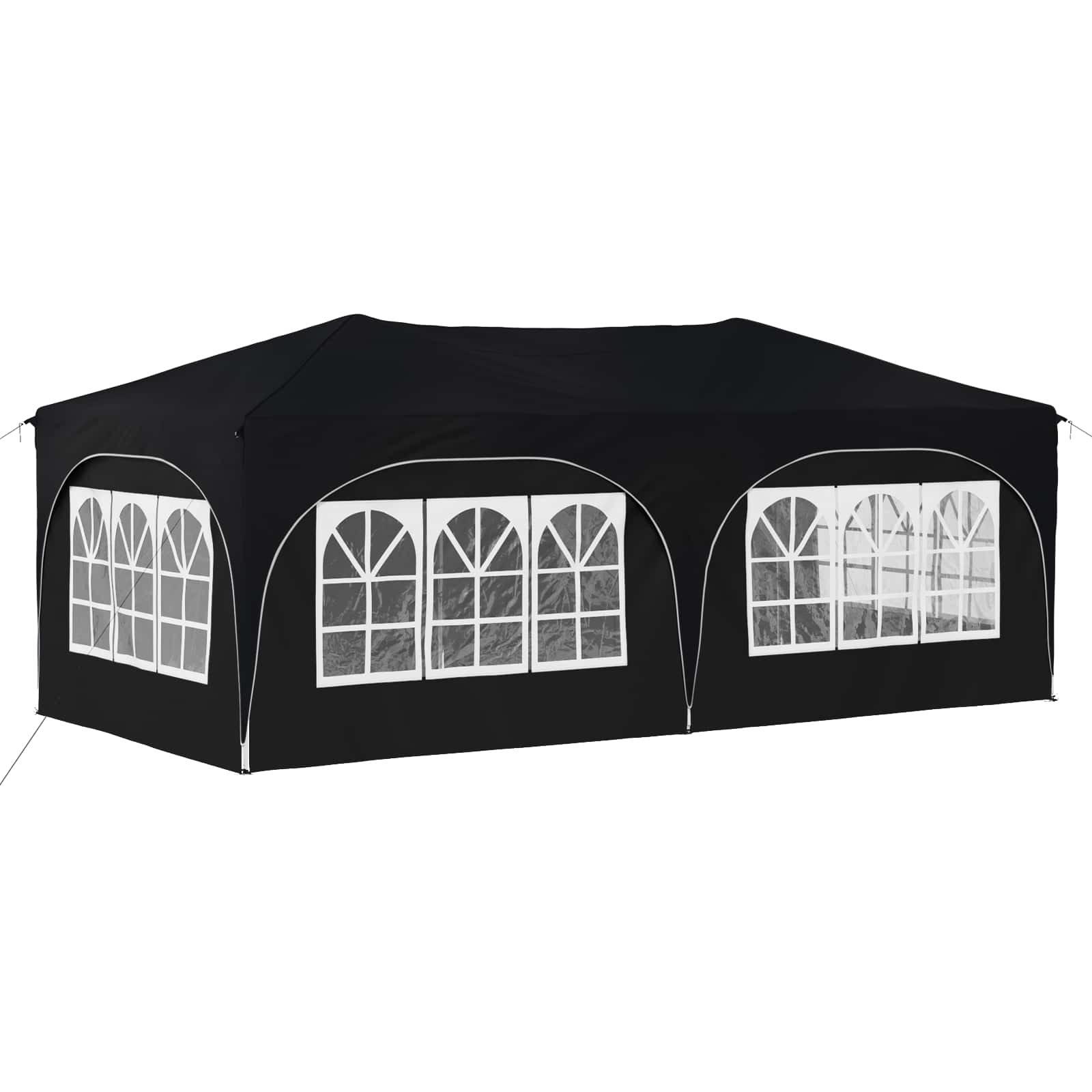 Pop-up partytent 575 x 288 x 245 cm Antracietkleurig