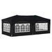 Pop-up partytent 575 x 288 x 245 cm Antracietkleurig