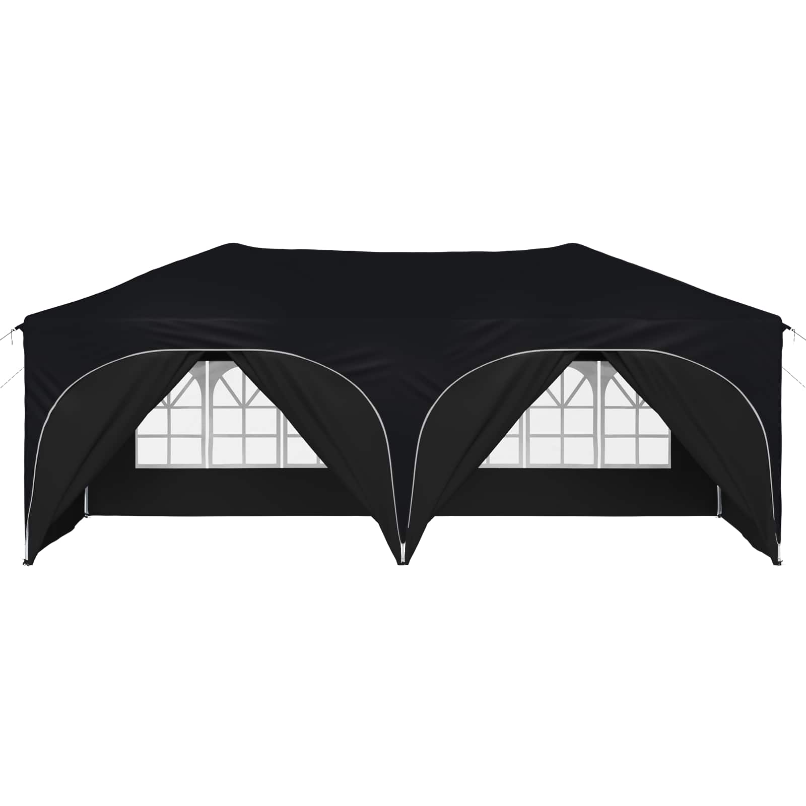 Pop-up partytent 575 x 288 x 245 cm Antracietkleurig