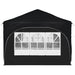 Pop-up partytent 575 x 288 x 245 cm Antracietkleurig