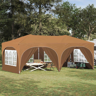 Pop-up partytent 575 x 288 x 245 cm Beige Oxford Stof