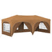 Pop-up partytent 575 x 288 x 245 cm Beige Oxford Stof