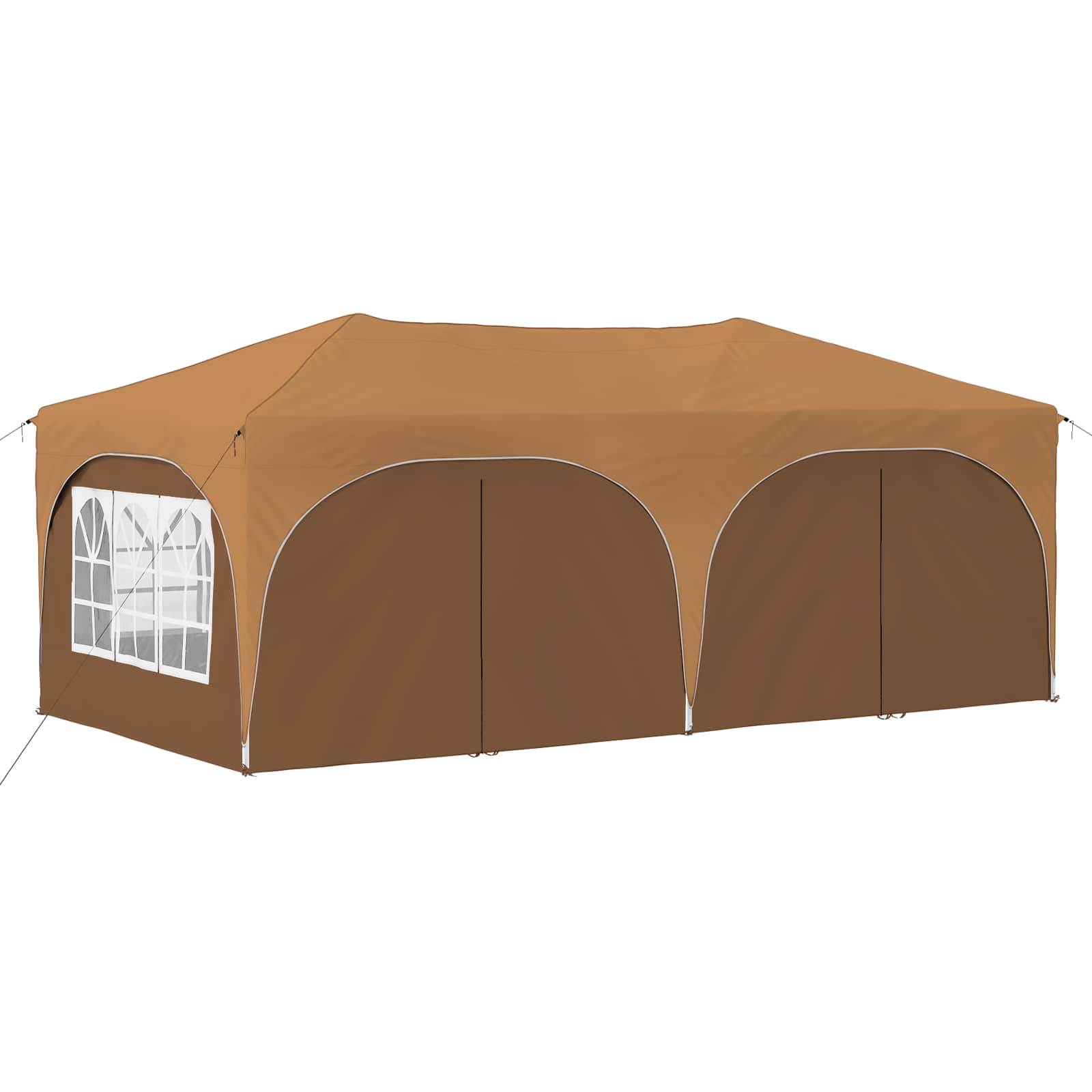 Pop-up partytent 575 x 288 x 245 cm Beige Oxford Stof