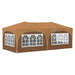 Pop-up partytent 575 x 288 x 245 cm Beige Oxford Stof
