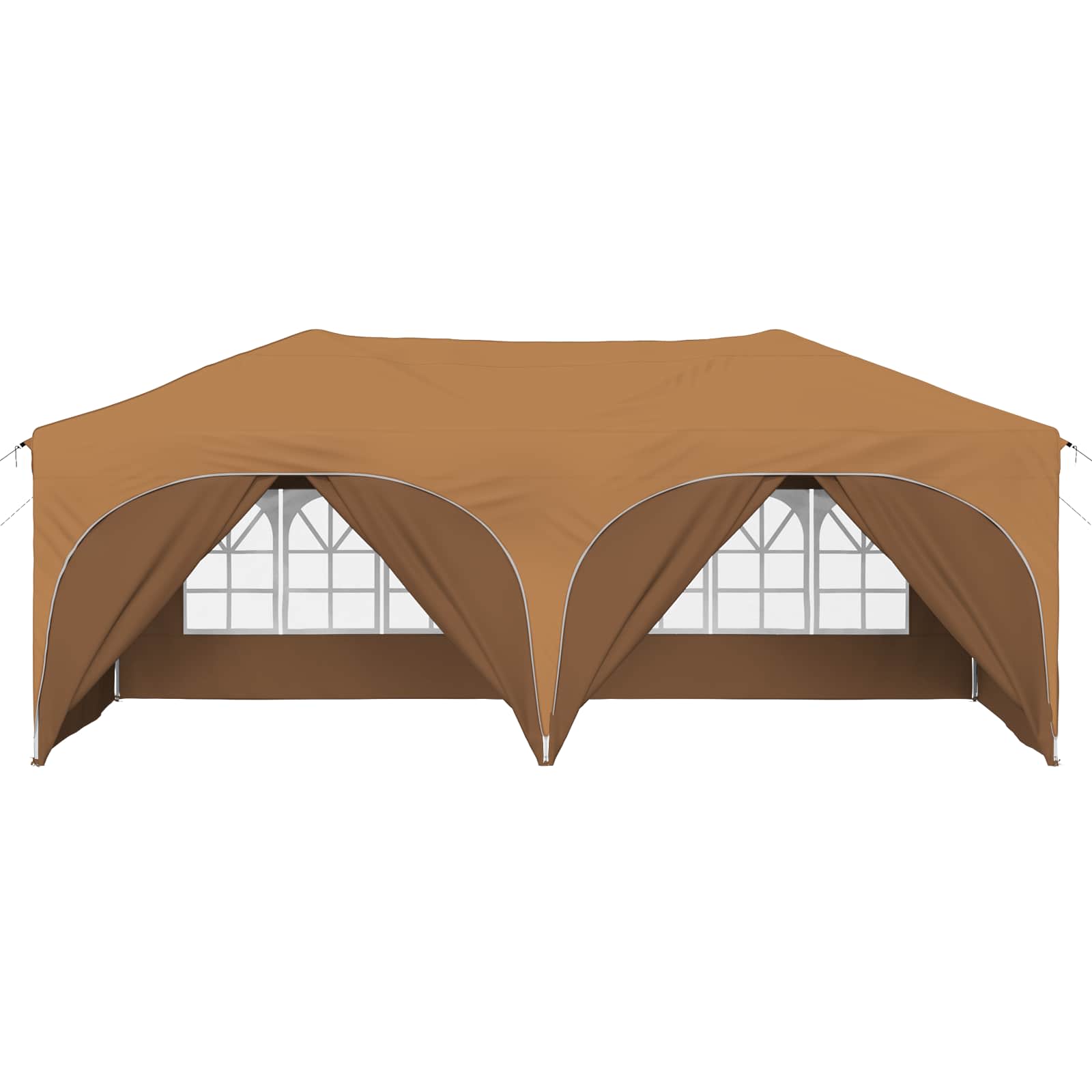 Pop-up partytent 575 x 288 x 245 cm Beige Oxford Stof