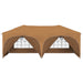 Pop-up partytent 575 x 288 x 245 cm Beige Oxford Stof