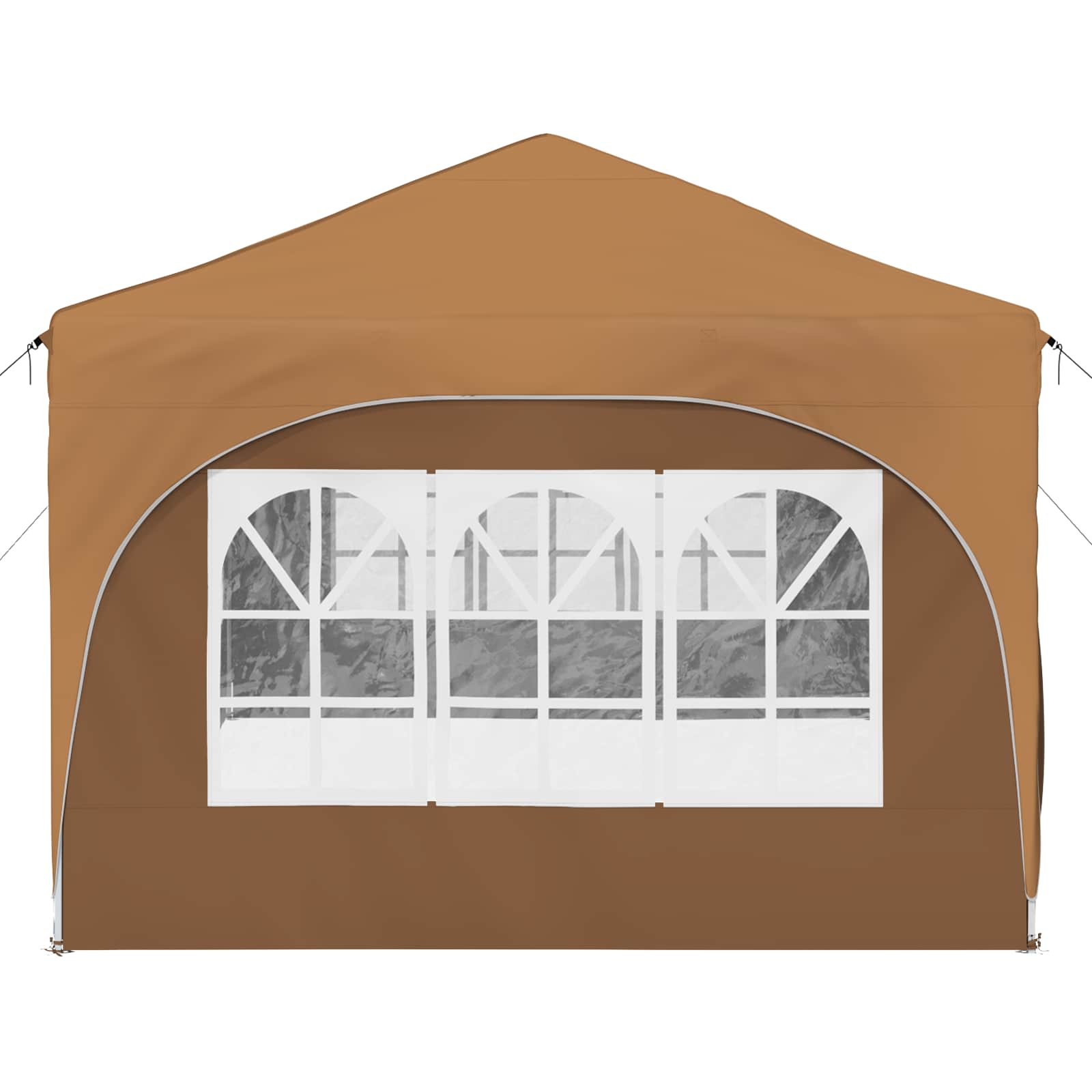 Pop-up partytent 575 x 288 x 245 cm Beige Oxford Stof
