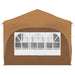 Pop-up partytent 575 x 288 x 245 cm Beige Oxford Stof