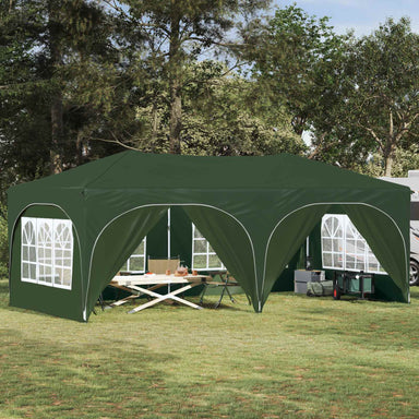 Pop-up partytent 575 x 288 x 245 cm Groen Oxford Stof