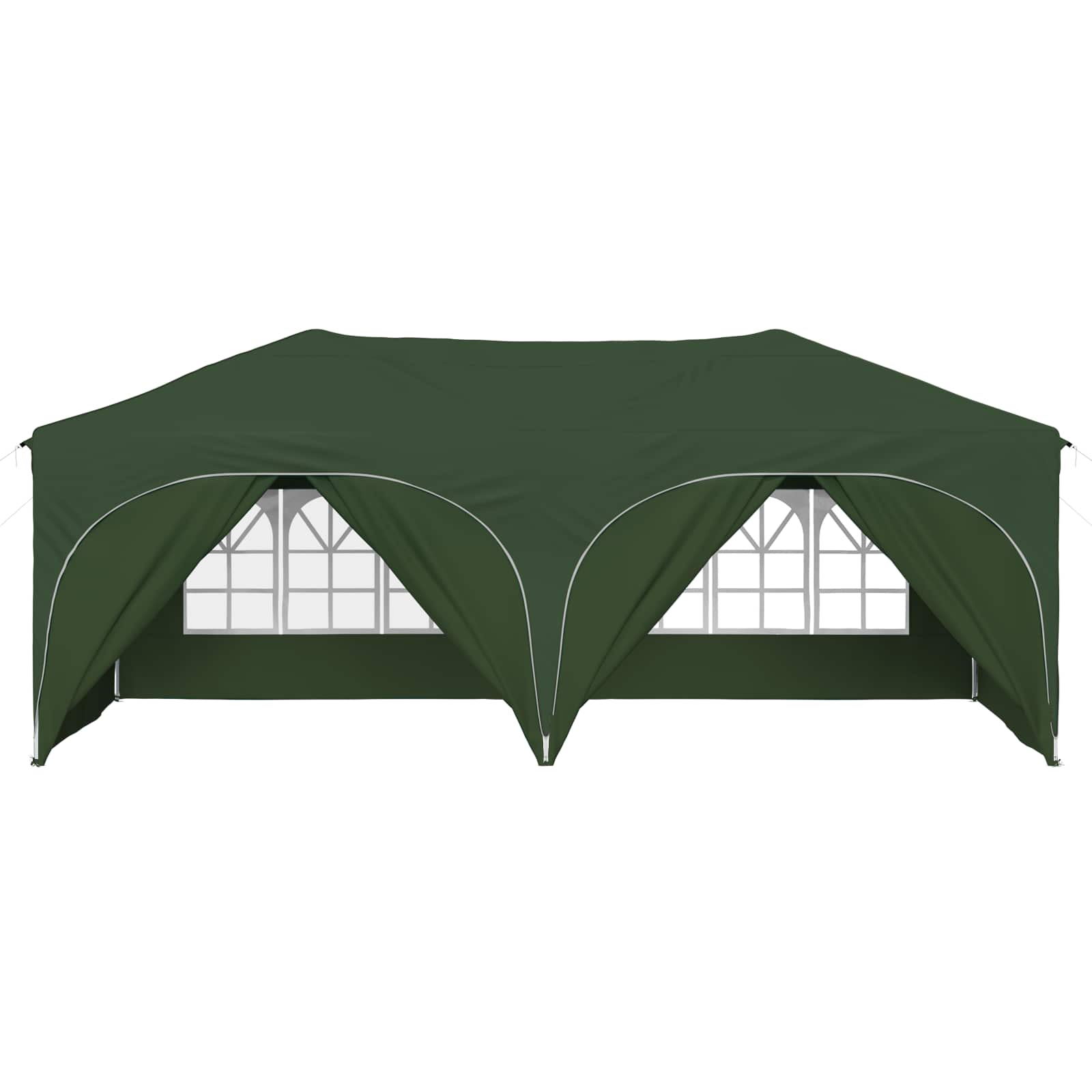 Pop-up partytent 575 x 288 x 245 cm Groen Oxford Stof