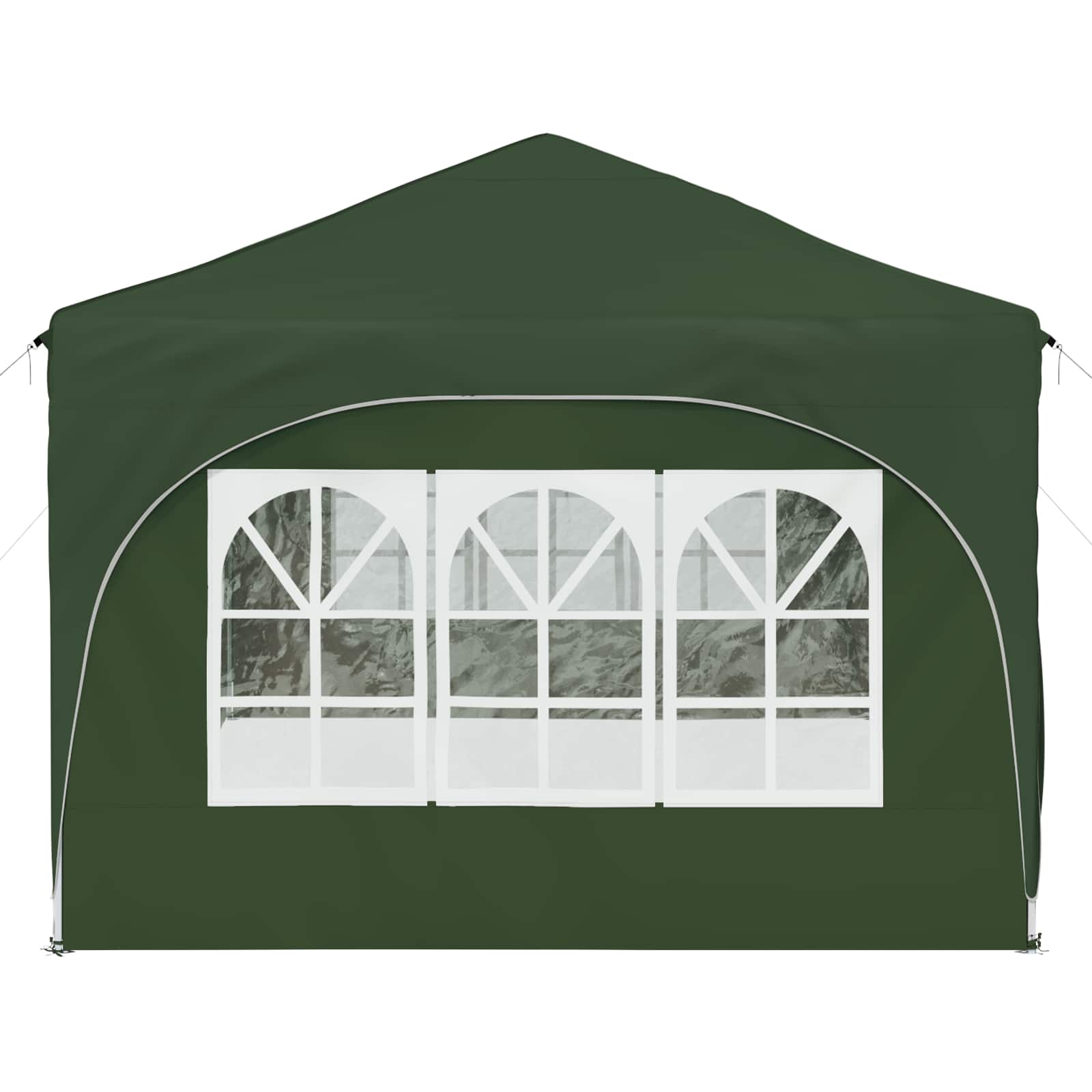 Pop-up partytent 575 x 288 x 245 cm Groen Oxford Stof