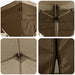 Pop-up partytent 575 x 288 x 245 cm Taupe Oxford Stof