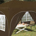 Pop-up partytent 575 x 288 x 245 cm Taupe Oxford Stof