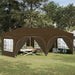 Pop-up partytent 575 x 288 x 245 cm Taupe Oxford Stof
