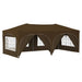 Pop-up partytent 575 x 288 x 245 cm Taupe Oxford Stof