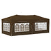 Pop-up partytent 575 x 288 x 245 cm Taupe Oxford Stof