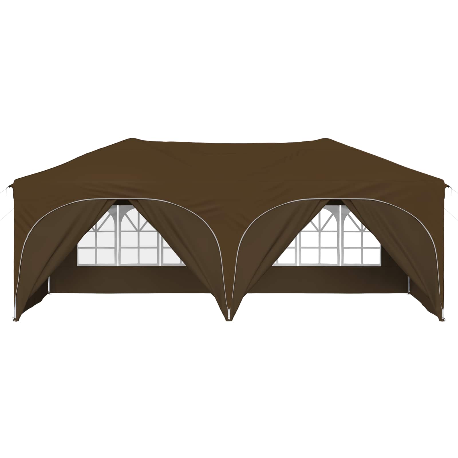 Pop-up partytent 575 x 288 x 245 cm Taupe Oxford Stof