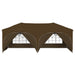 Pop-up partytent 575 x 288 x 245 cm Taupe Oxford Stof