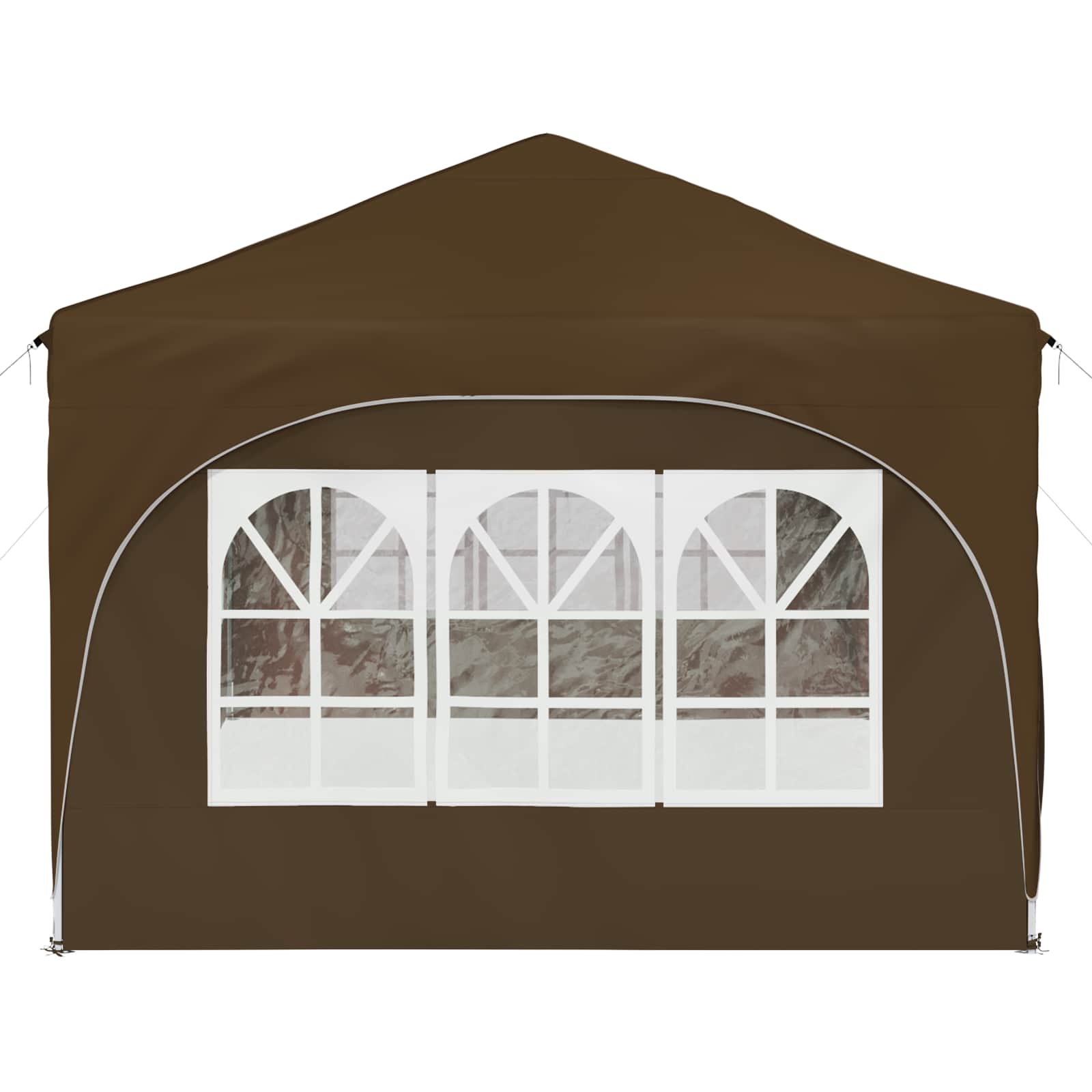 Pop-up partytent 575 x 288 x 245 cm Taupe Oxford Stof