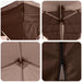 Pop-up partytent 575 x 288 x 245 cm Bruin Oxford Stof