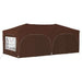 Pop-up partytent 575 x 288 x 245 cm Bruin Oxford Stof