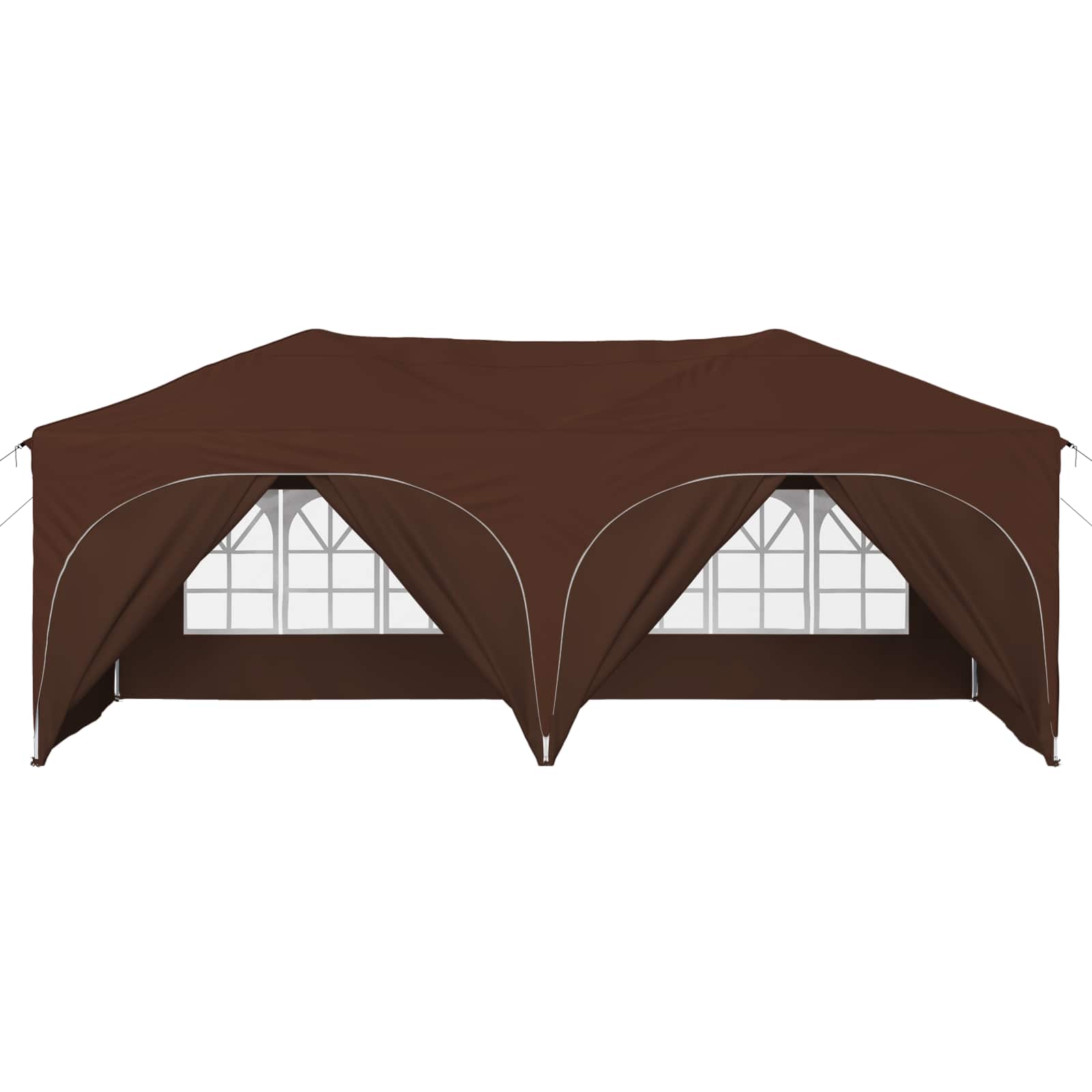 Pop-up partytent 575 x 288 x 245 cm Bruin Oxford Stof
