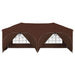 Pop-up partytent 575 x 288 x 245 cm Bruin Oxford Stof